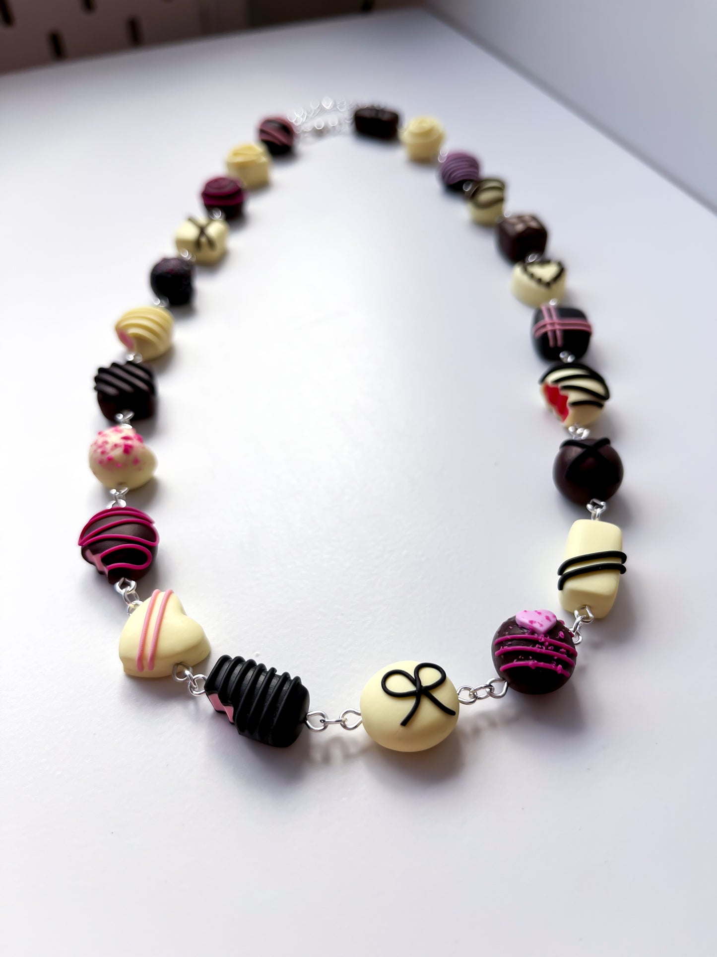 Pink Chocolate Necklace