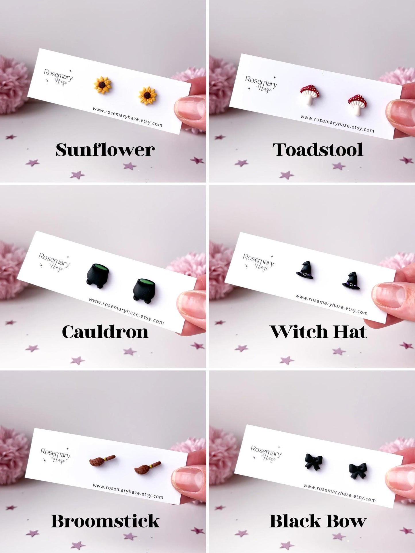 Halloween Stud Earrings - build your own stud pack