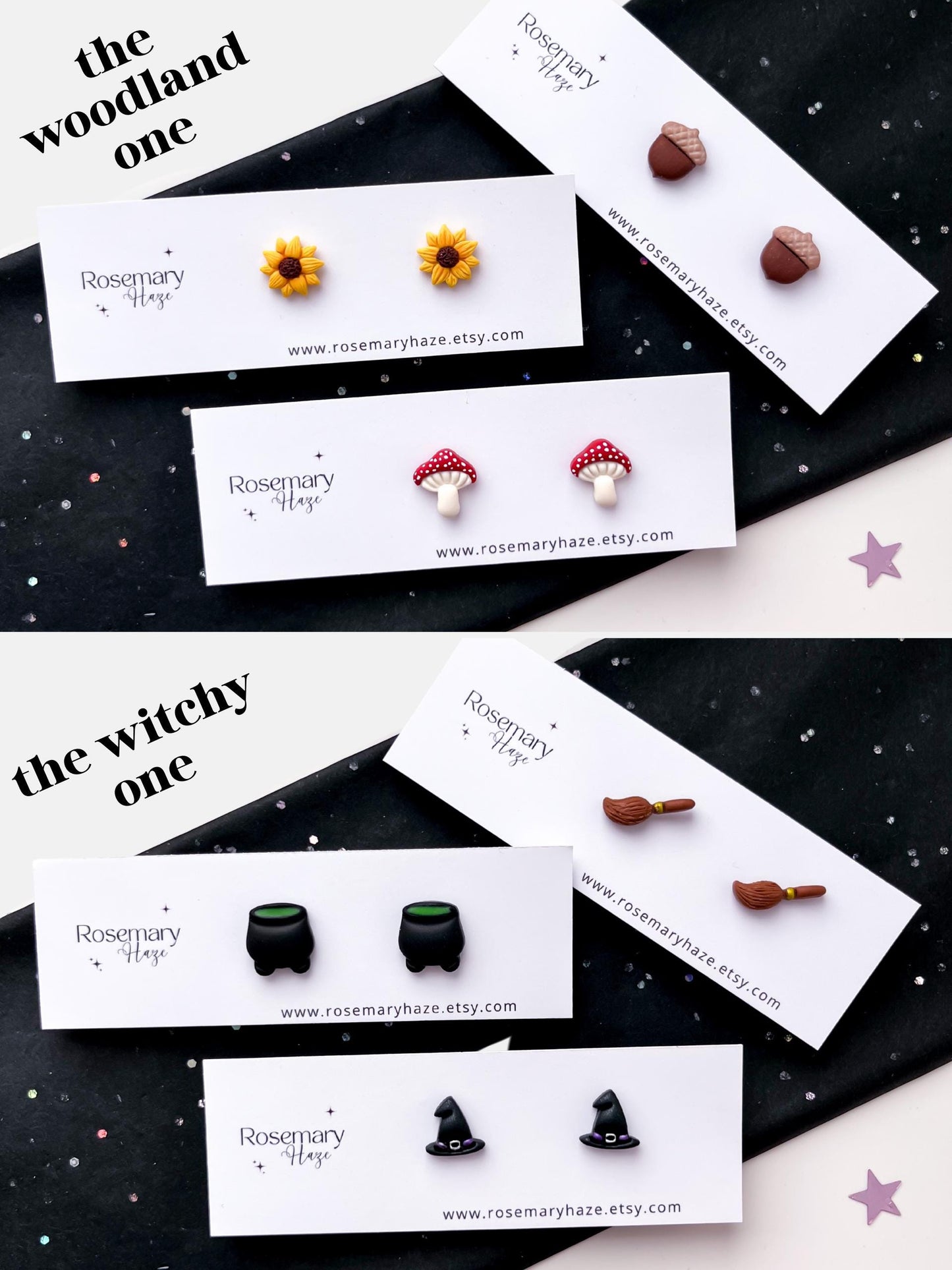 Halloween Stud Earrings - build your own stud pack