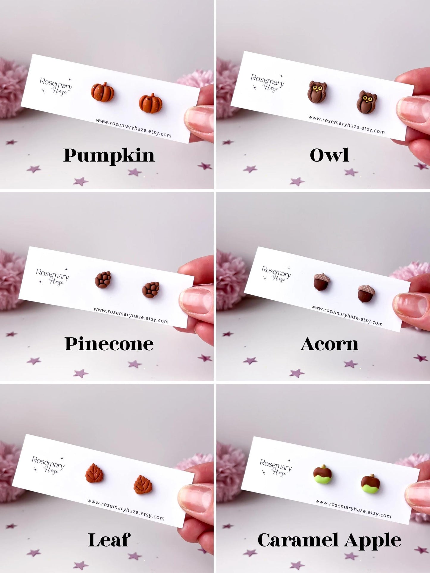 Halloween Stud Earrings - build your own stud pack