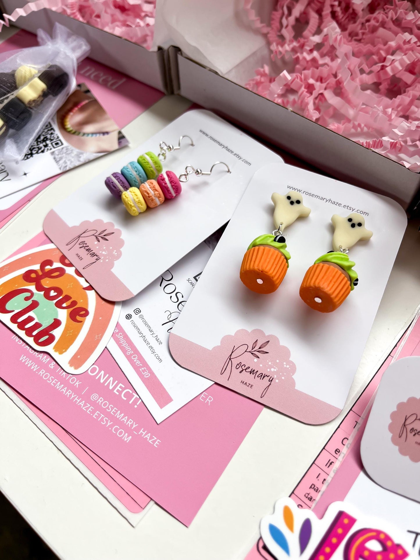 Halloween Cupcake Earrings
