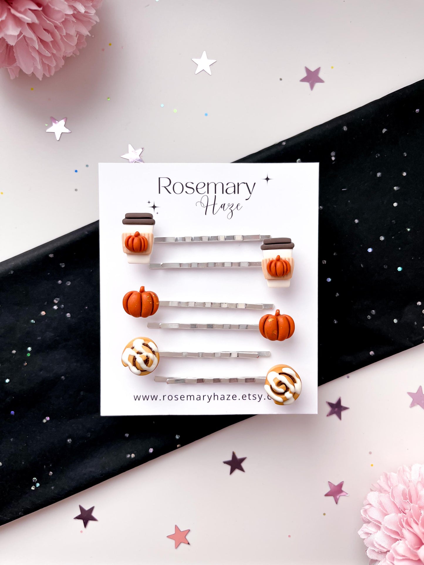 Halloween Hair Pins - set of 2