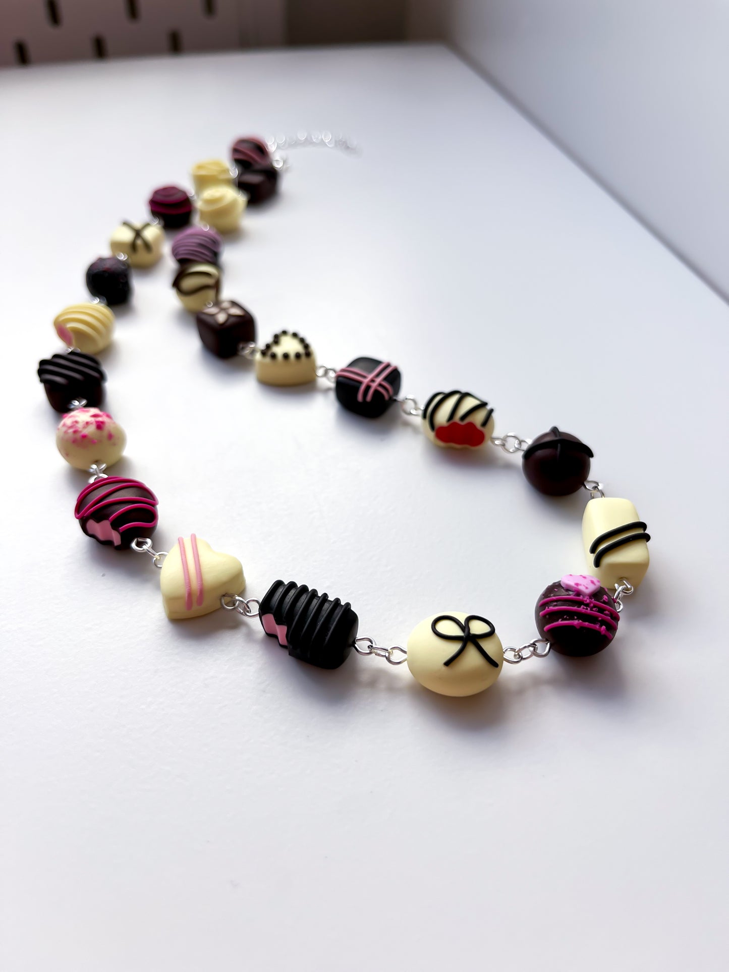 Pink Chocolate Necklace