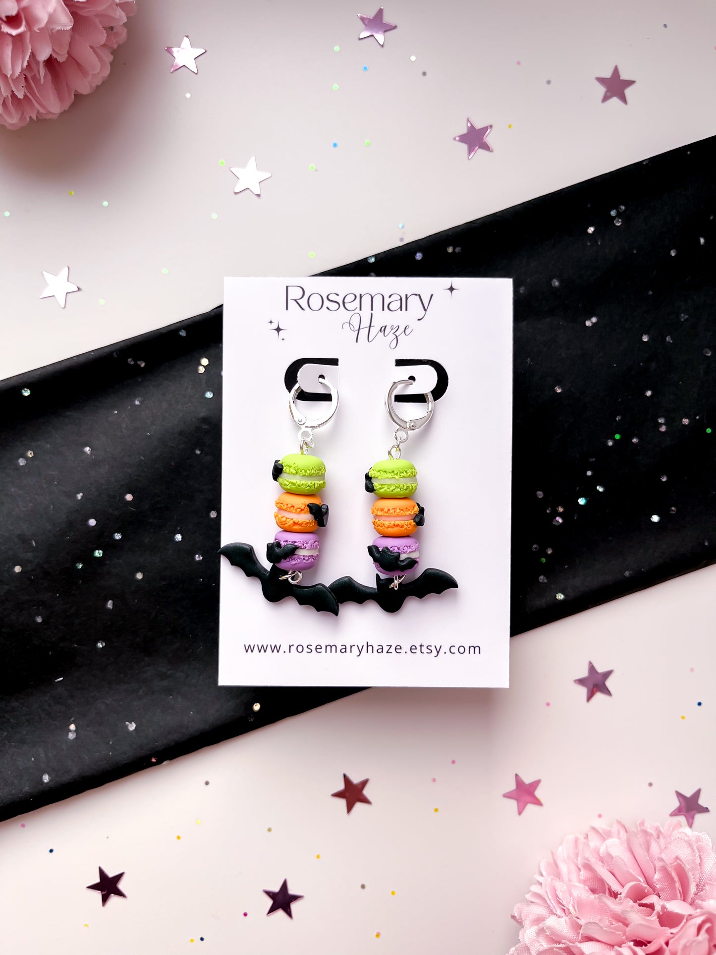 Halloween Macaron Earrings