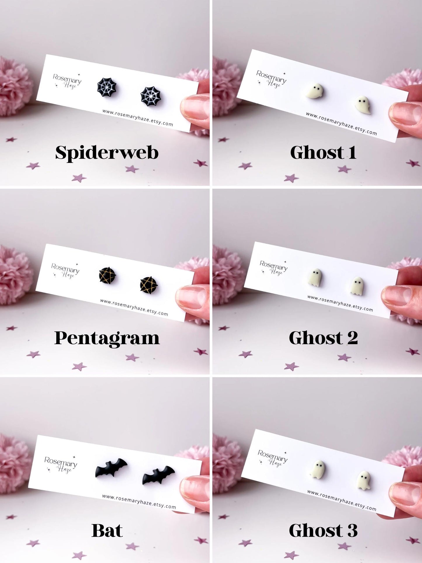 Halloween Stud Earrings - build your own stud pack