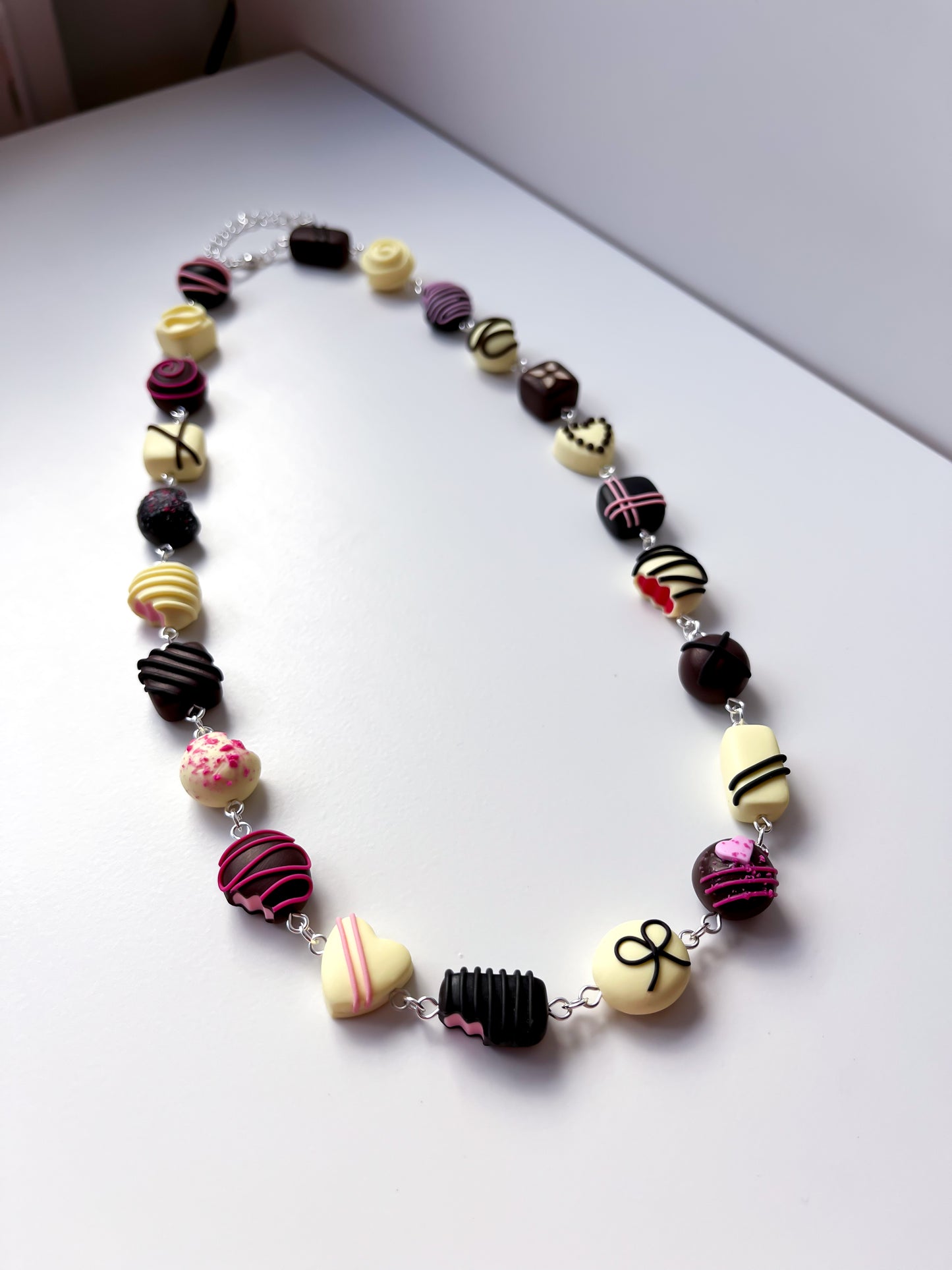 Pink Chocolate Necklace
