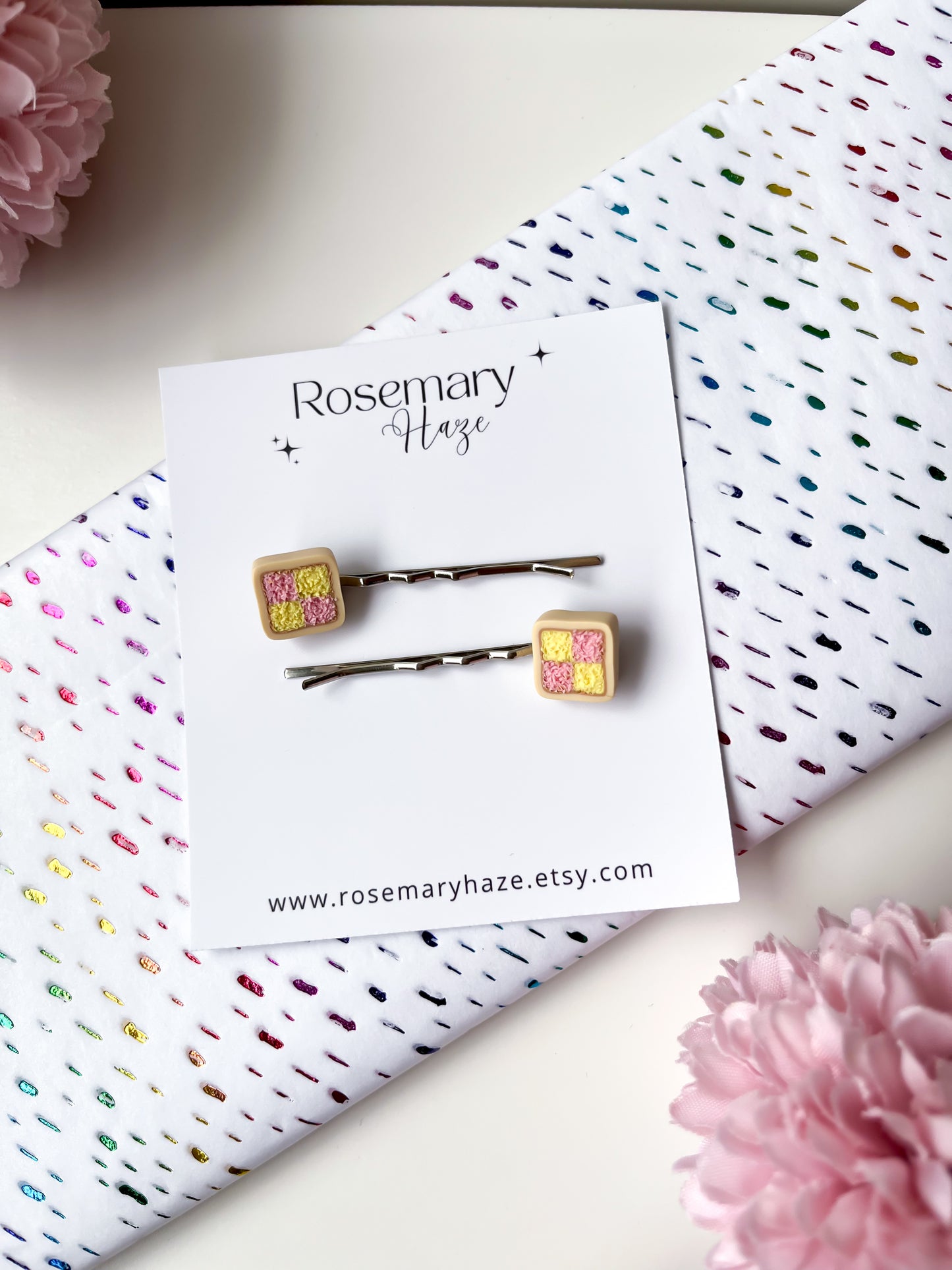 Battenberg Hair Pins