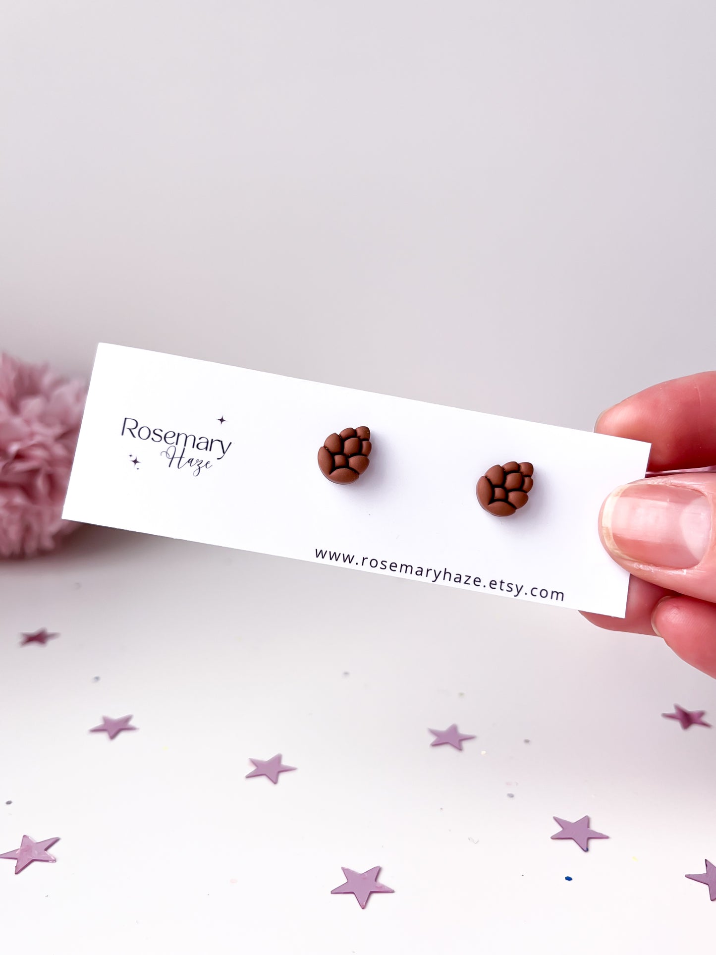 Pinecone Stud Earrings - BUY 2 GET 1 FREE 🎉