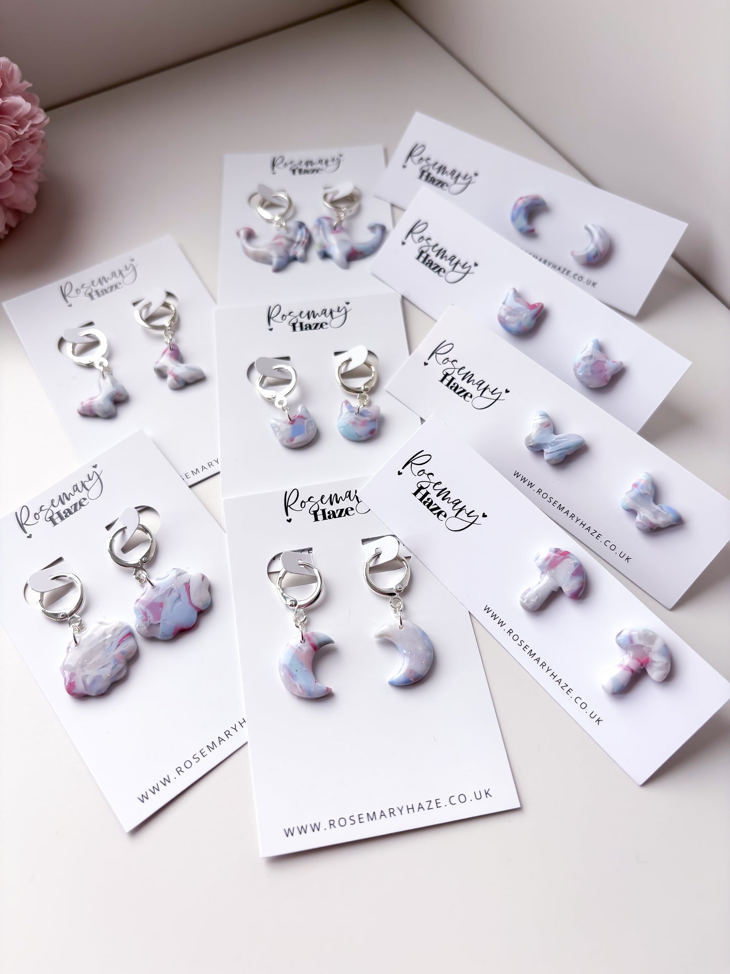 Dreamy Moon Studs