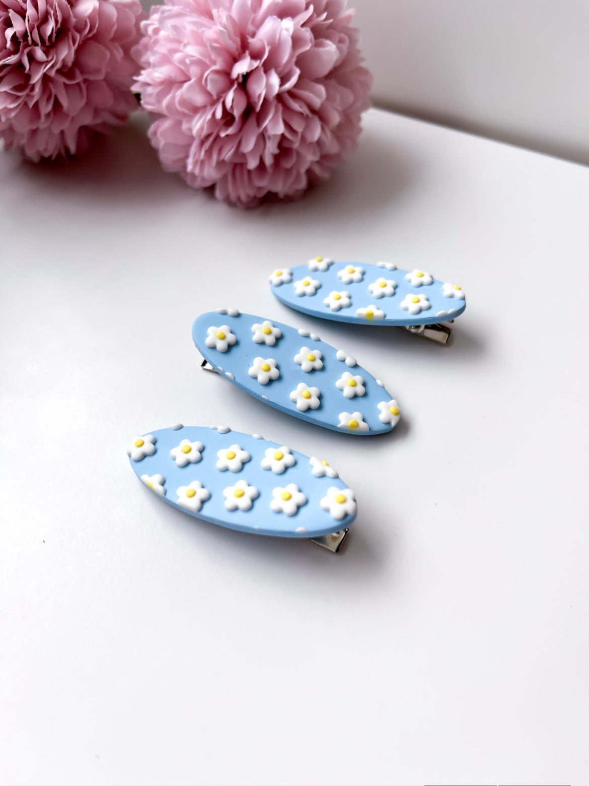 daisy hair clip