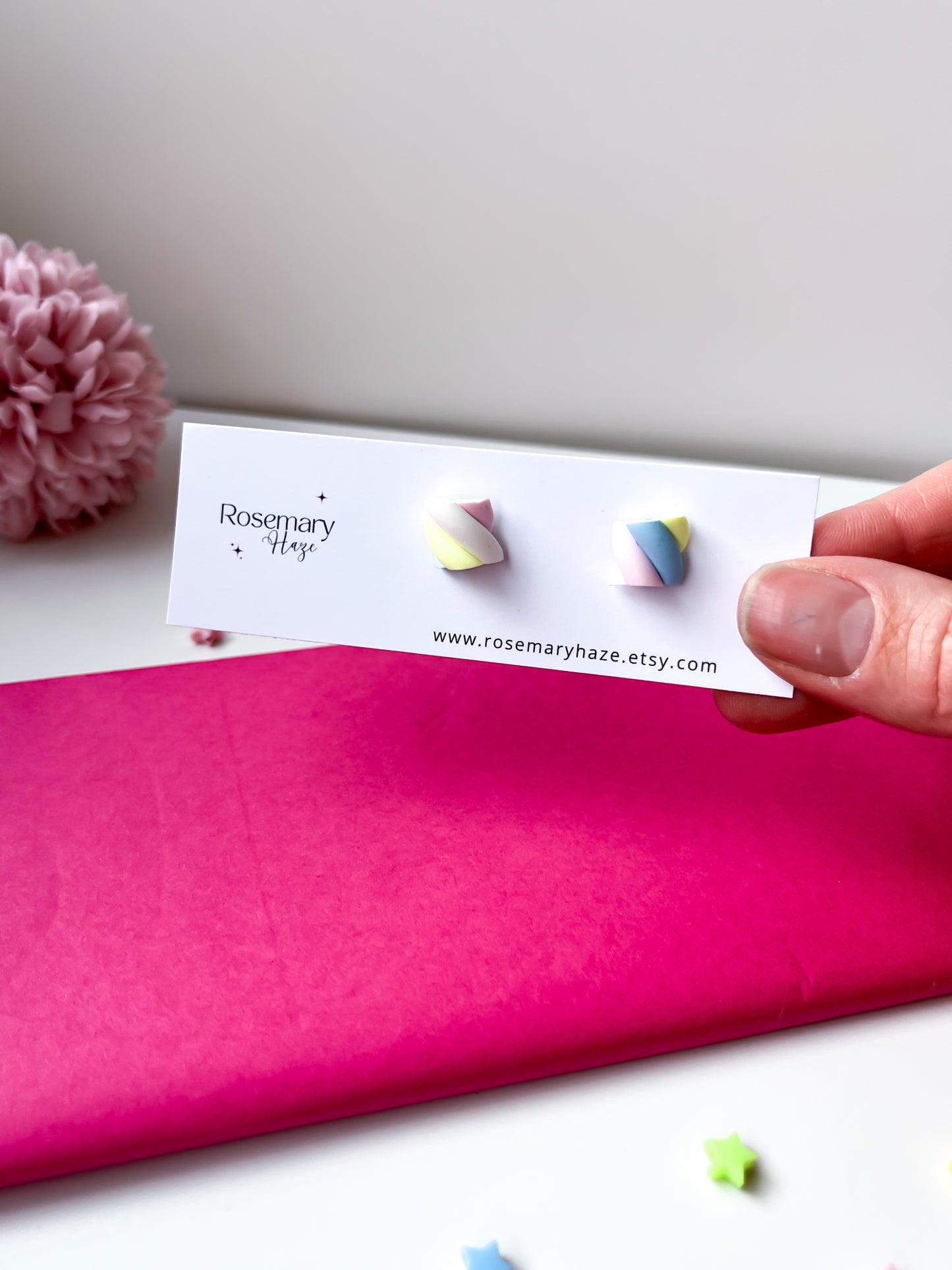 Marshmallow Flump Stud Earrings - BUY 2 GET 1 FREE 🎉