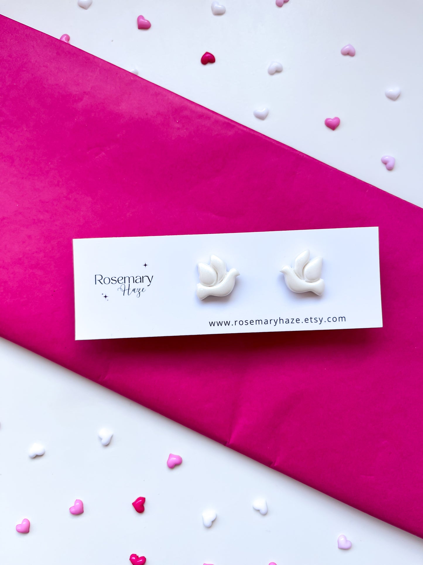 Doves Stud Earrings