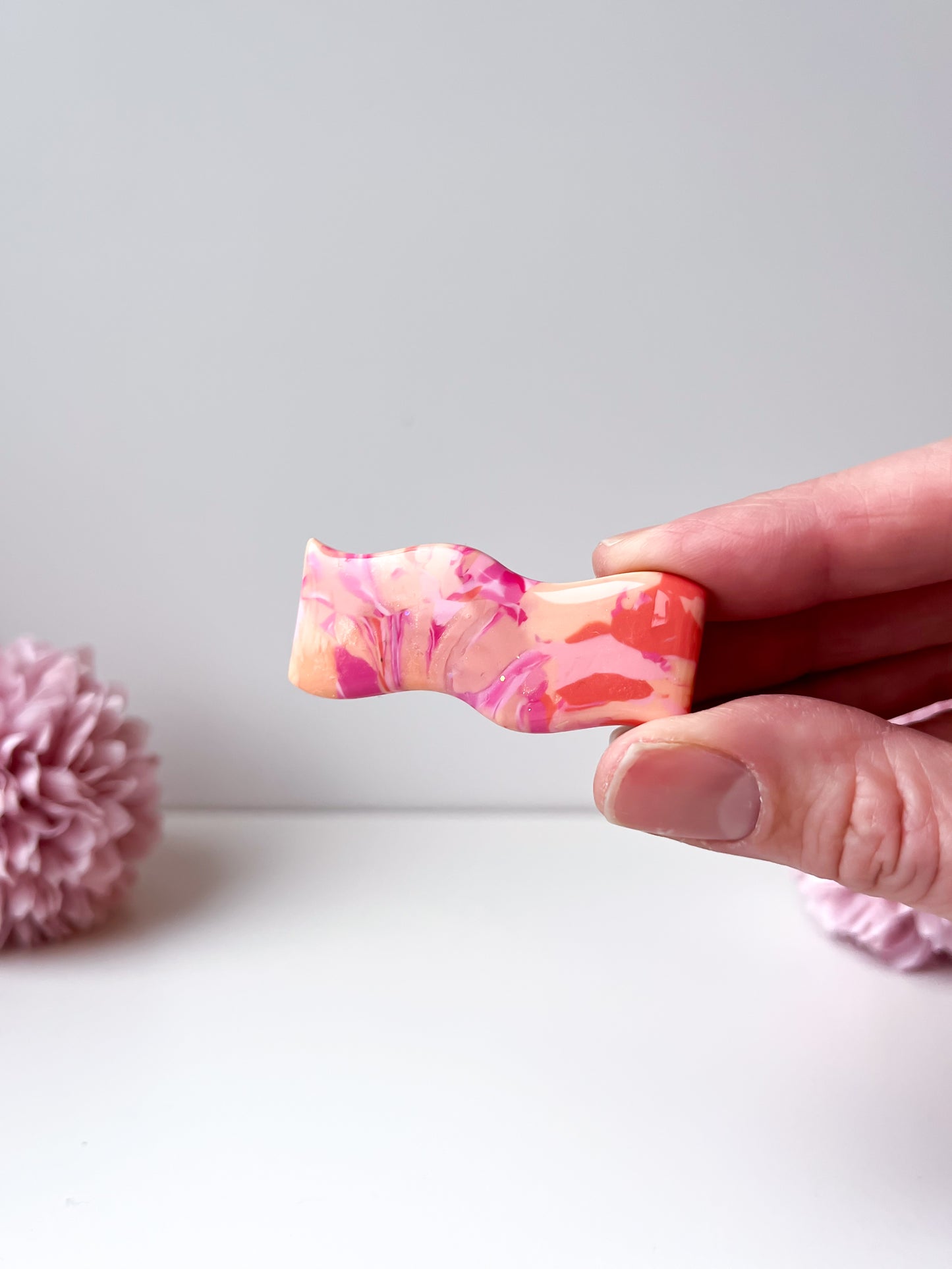 Zero Waste Hair Clips - Peachy