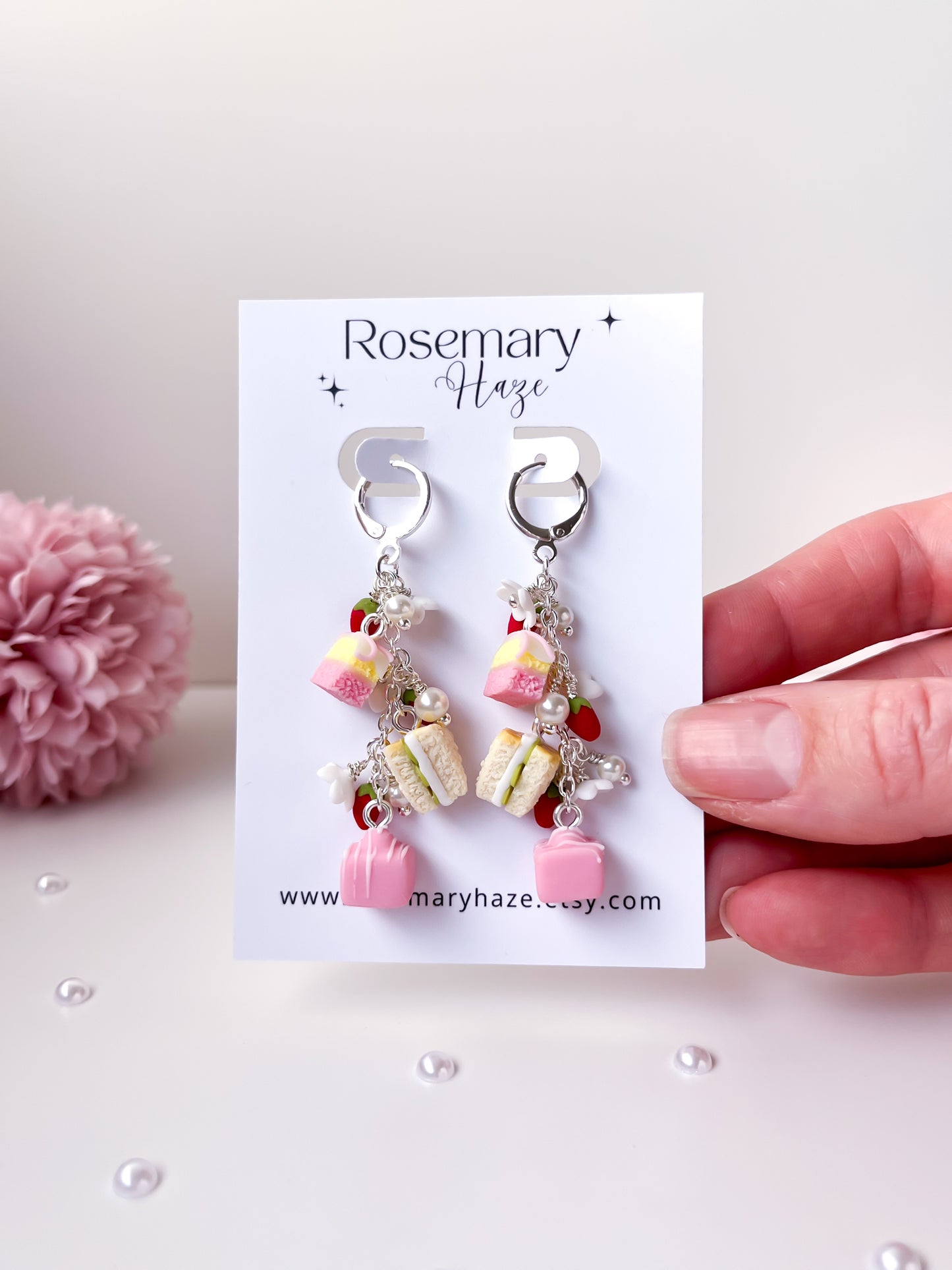 Afternoon Tea Cluster Earrings