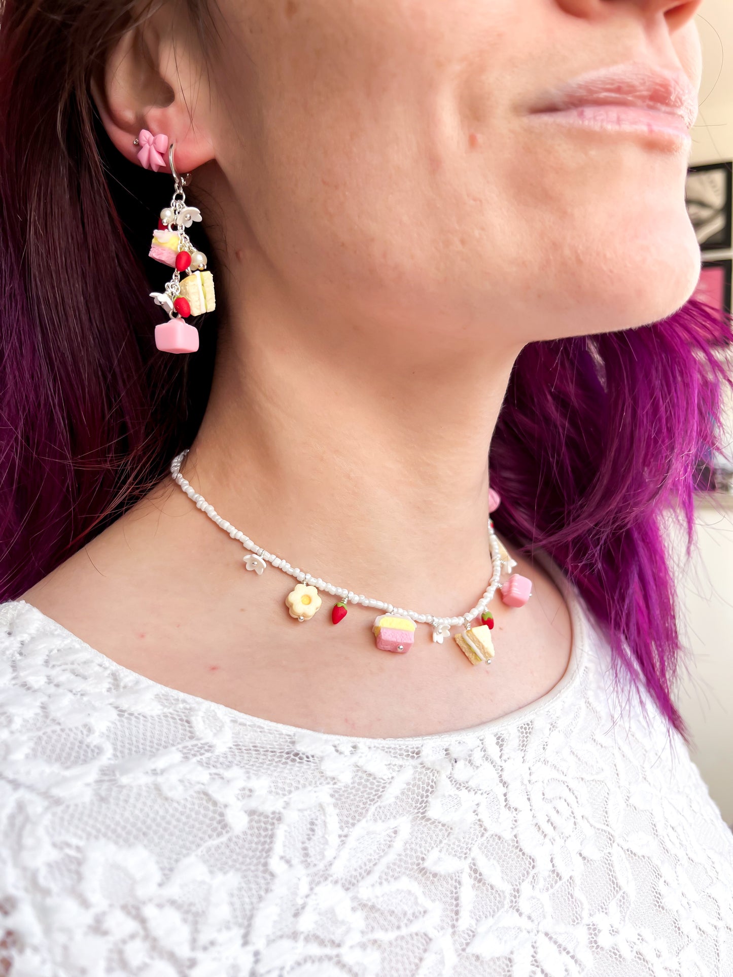 Dainty Afternoon Tea Choker Necklace