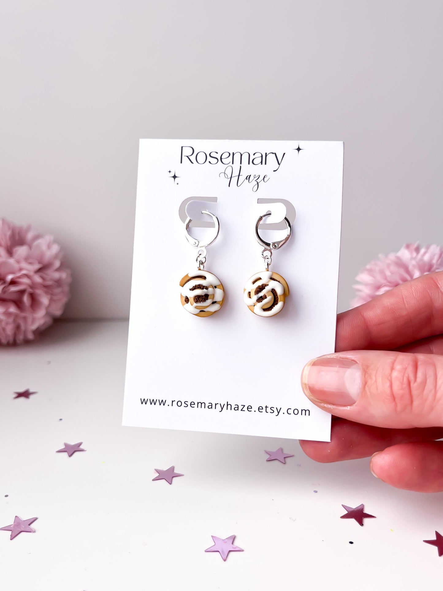 Autumn Food Earrings - studs & huggie hoops
