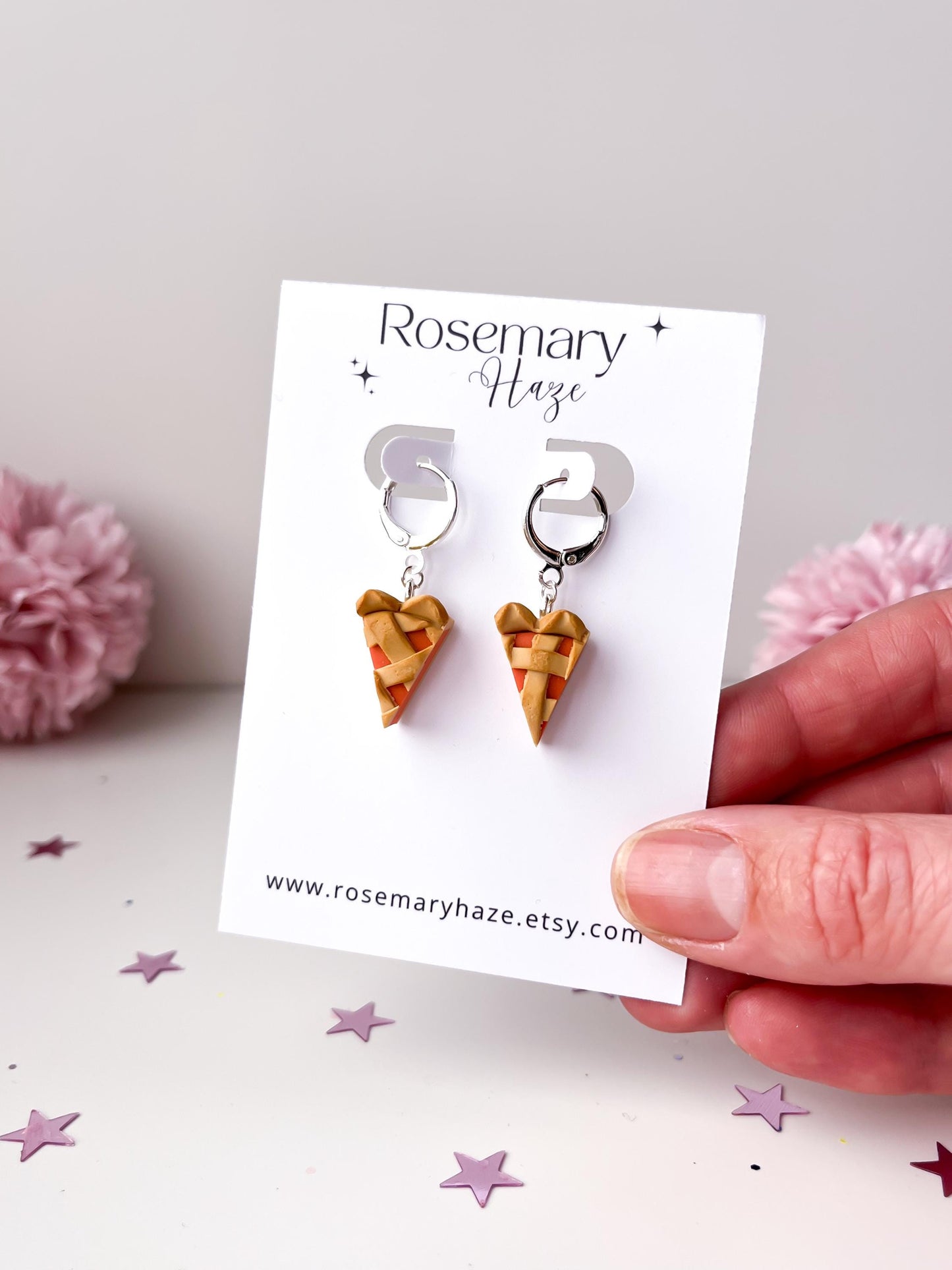 Autumn Food Earrings - studs & huggie hoops
