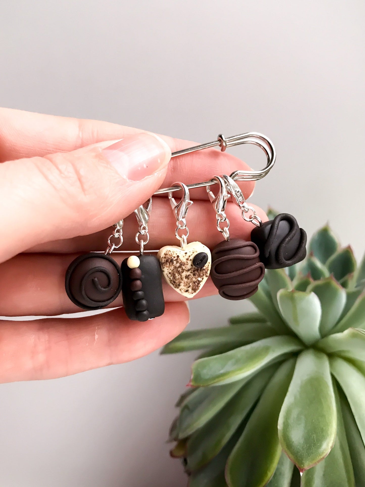Chocolate Stitch Markers