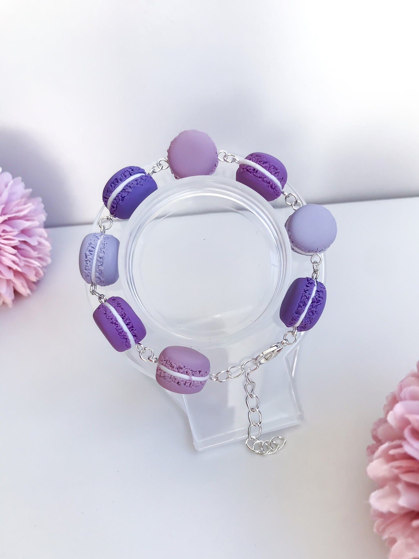 Purple Macaron Bracelet