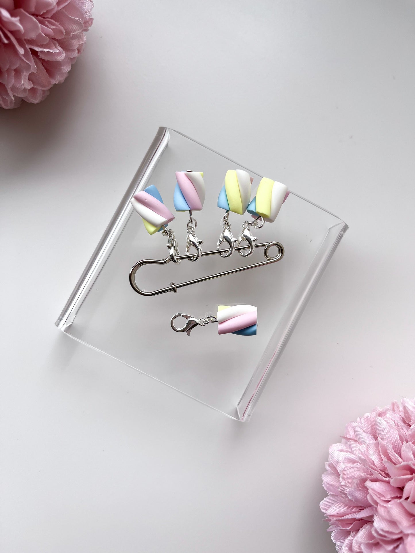 Marshmallow Stitch Markers