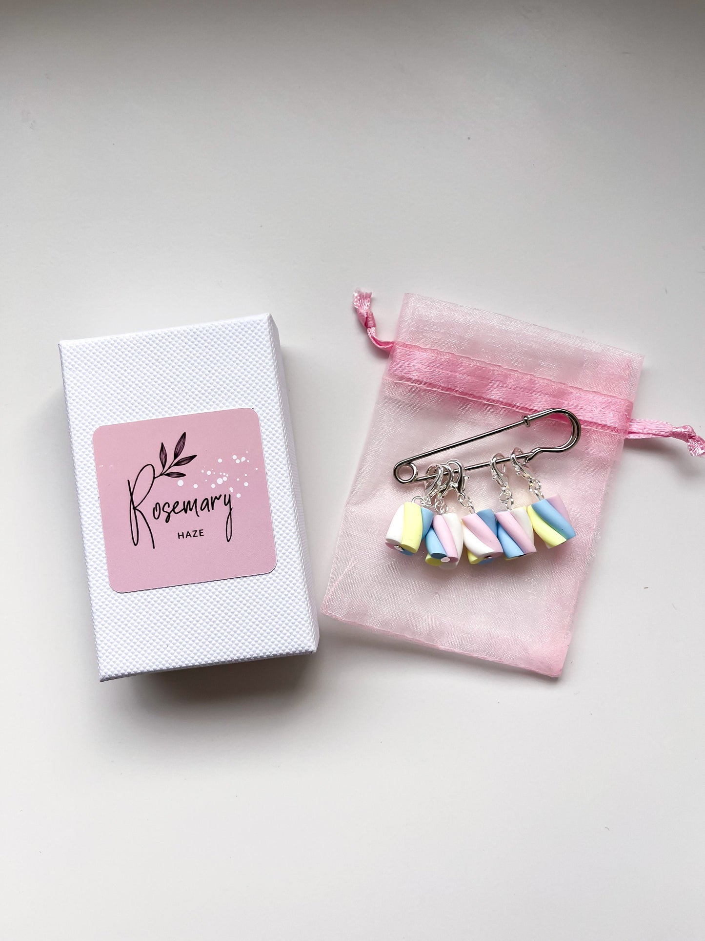 Marshmallow Stitch Markers
