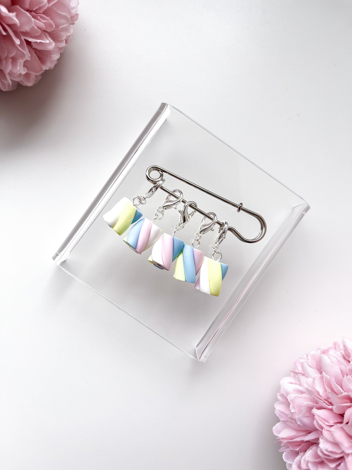 Marshmallow Stitch Markers
