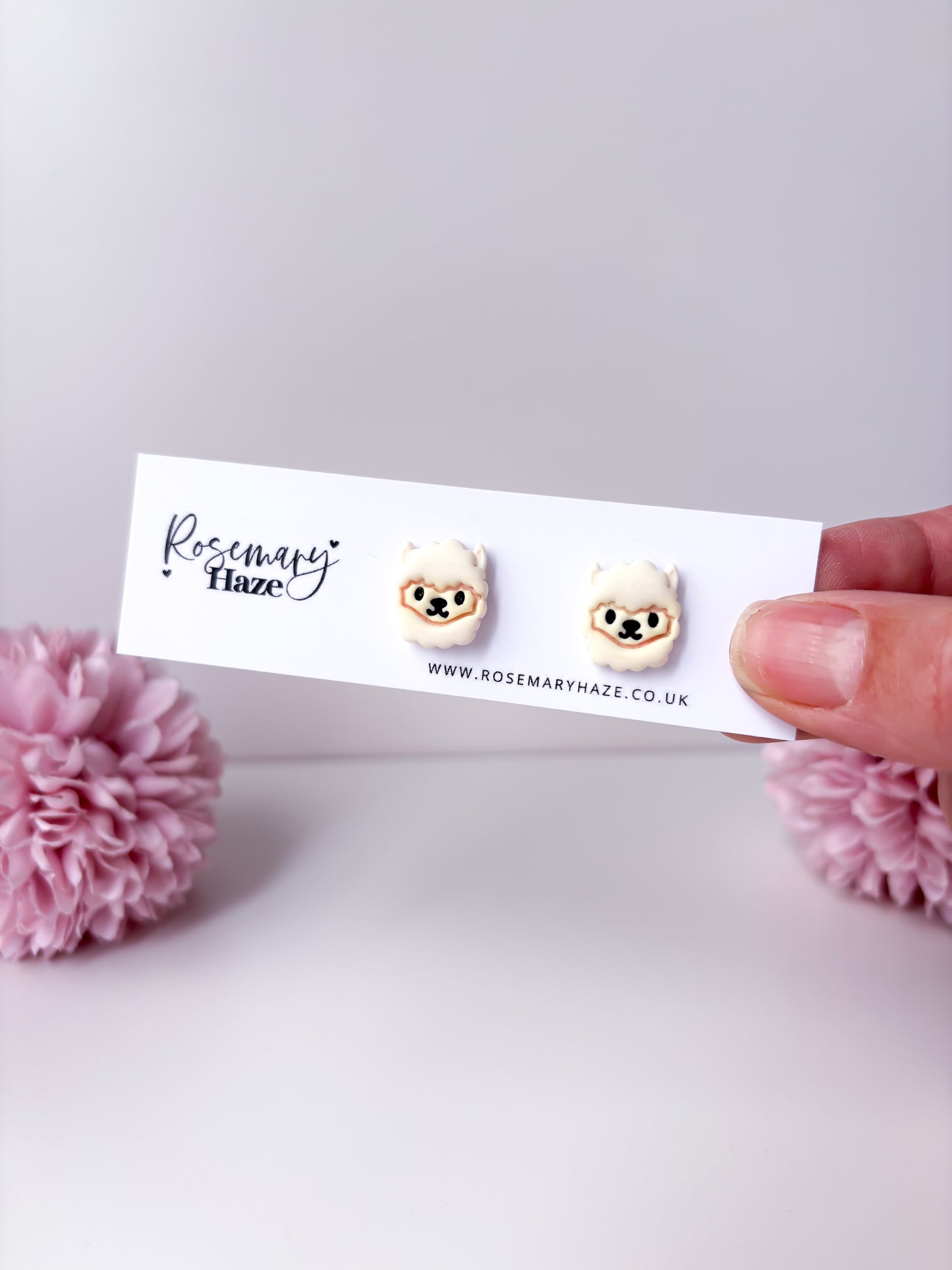 Cute Animals Studs - Llama
