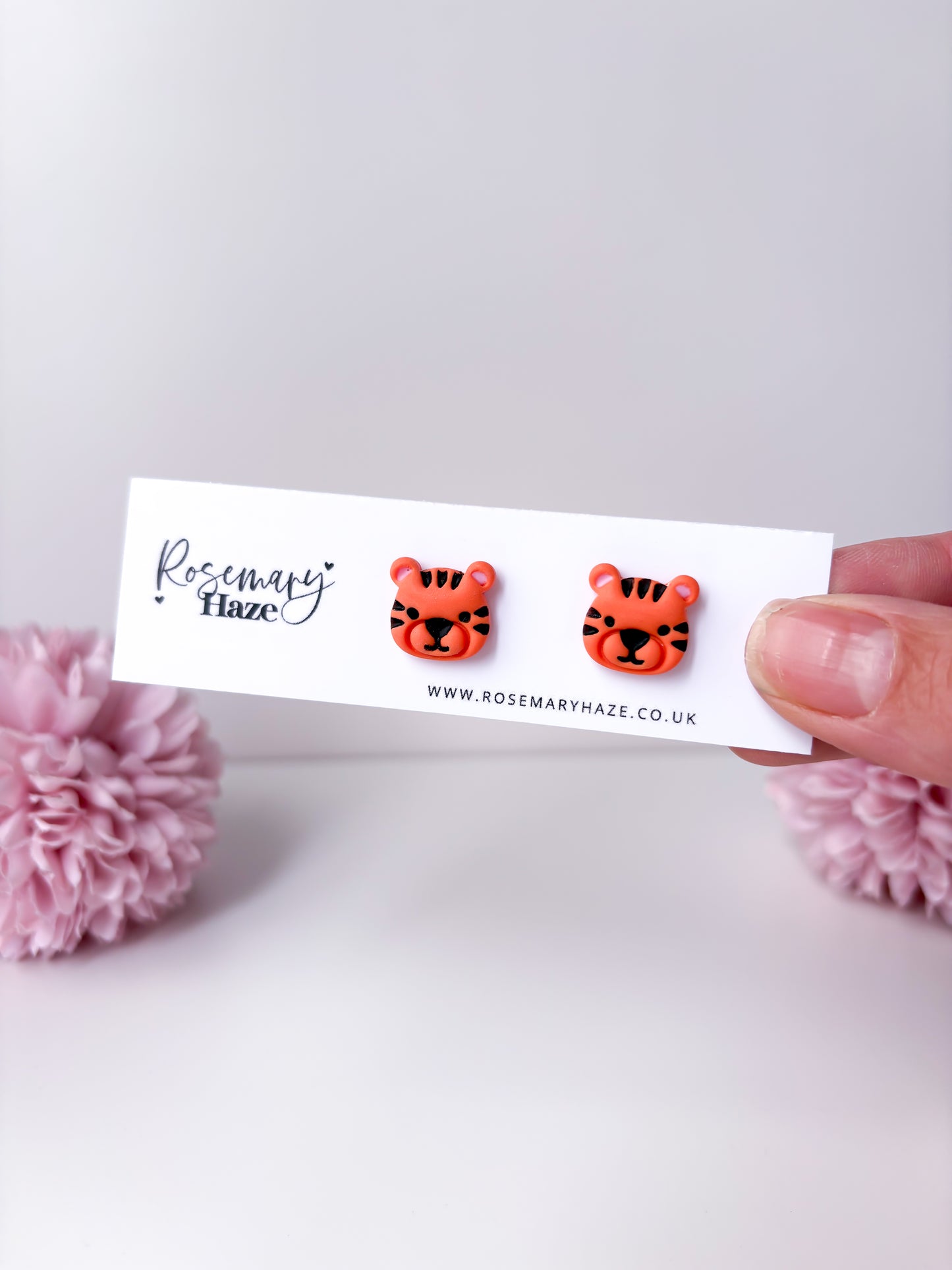Cute Animals Studs - Tiger