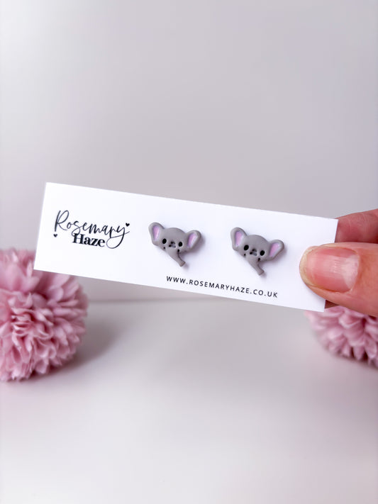 Cute Animals Studs - Elephant
