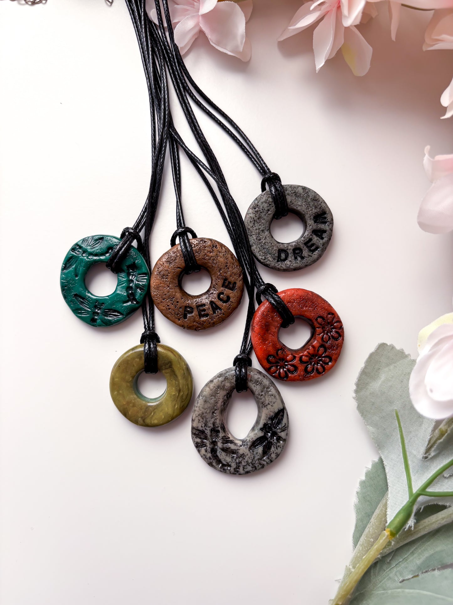 OOAK ring pendants