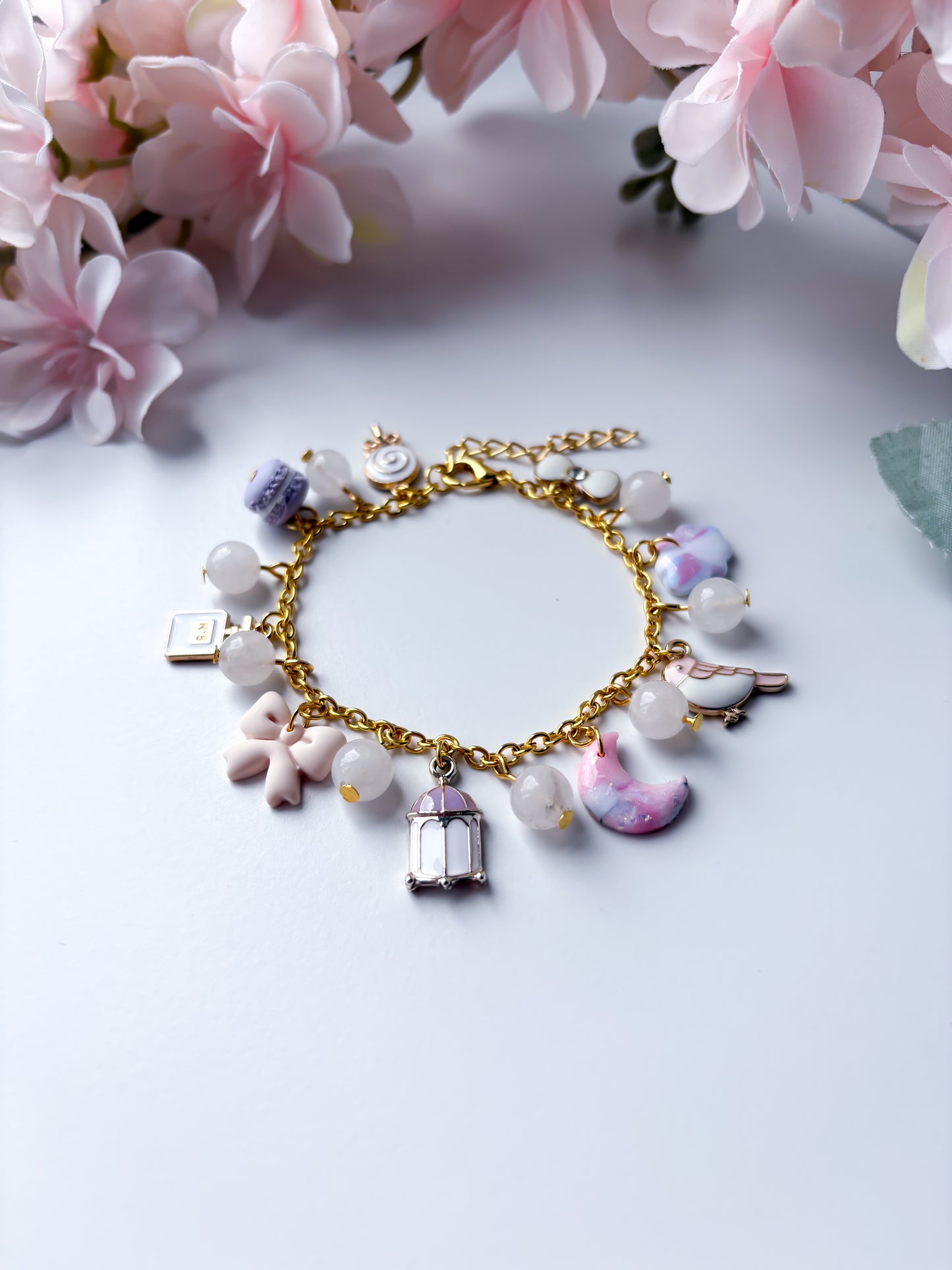 OOAK charm bracelet - dreamy