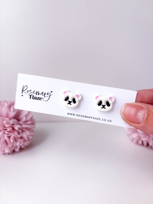 Cute Animals Studs - Panda