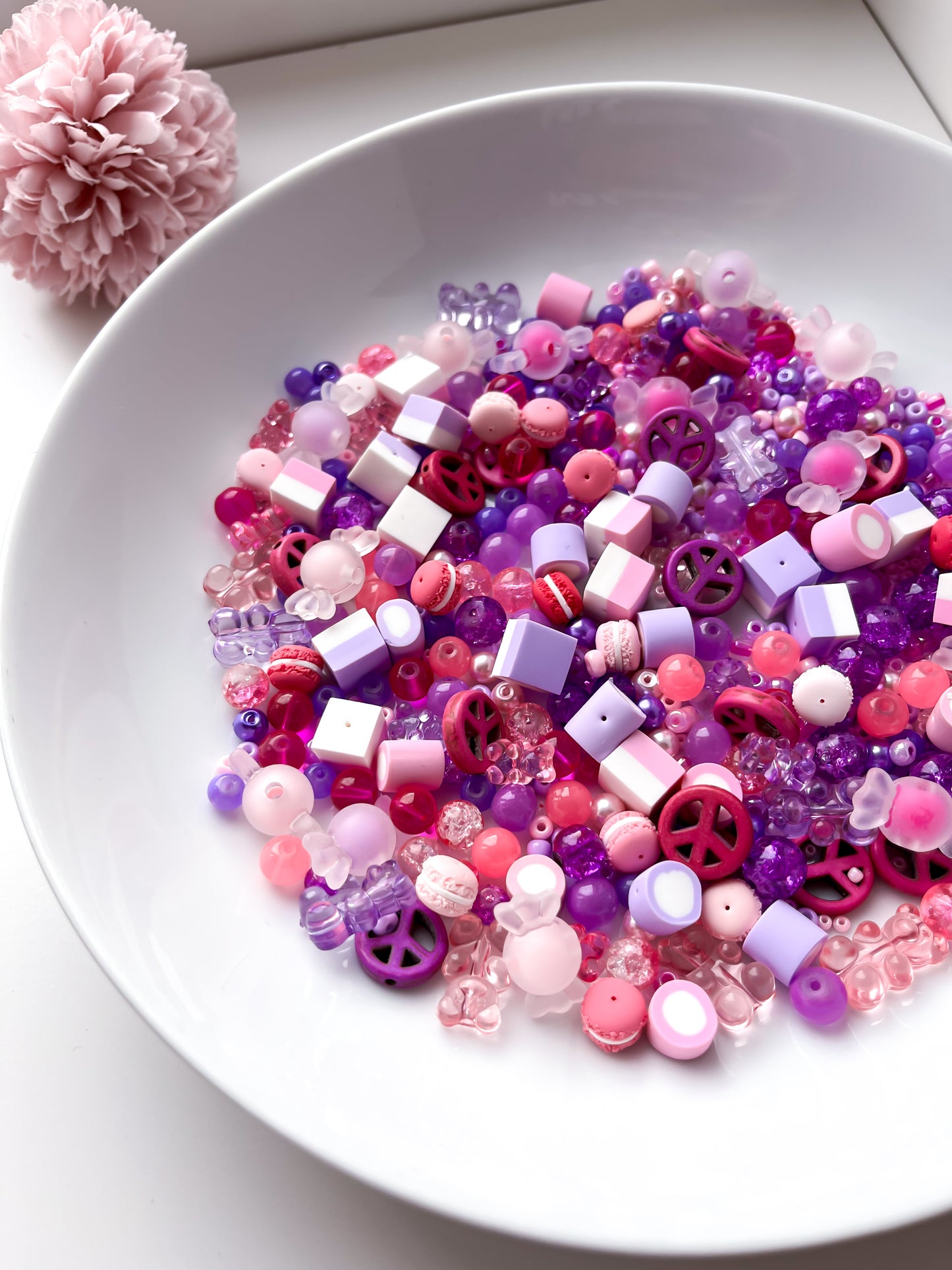 Bead Soup - pink candy mix