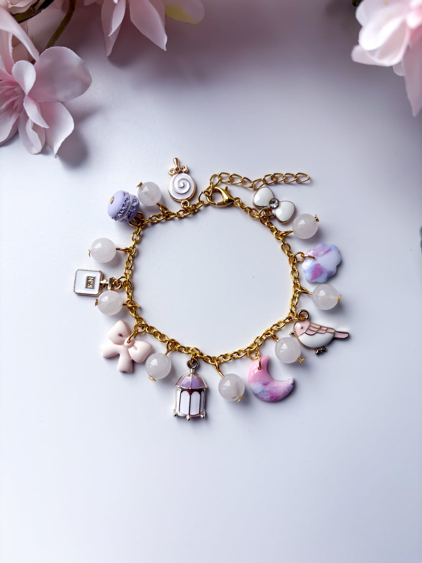 OOAK charm bracelet - dreamy
