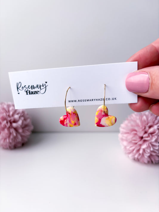 Jam Doughnut Heart Hoops