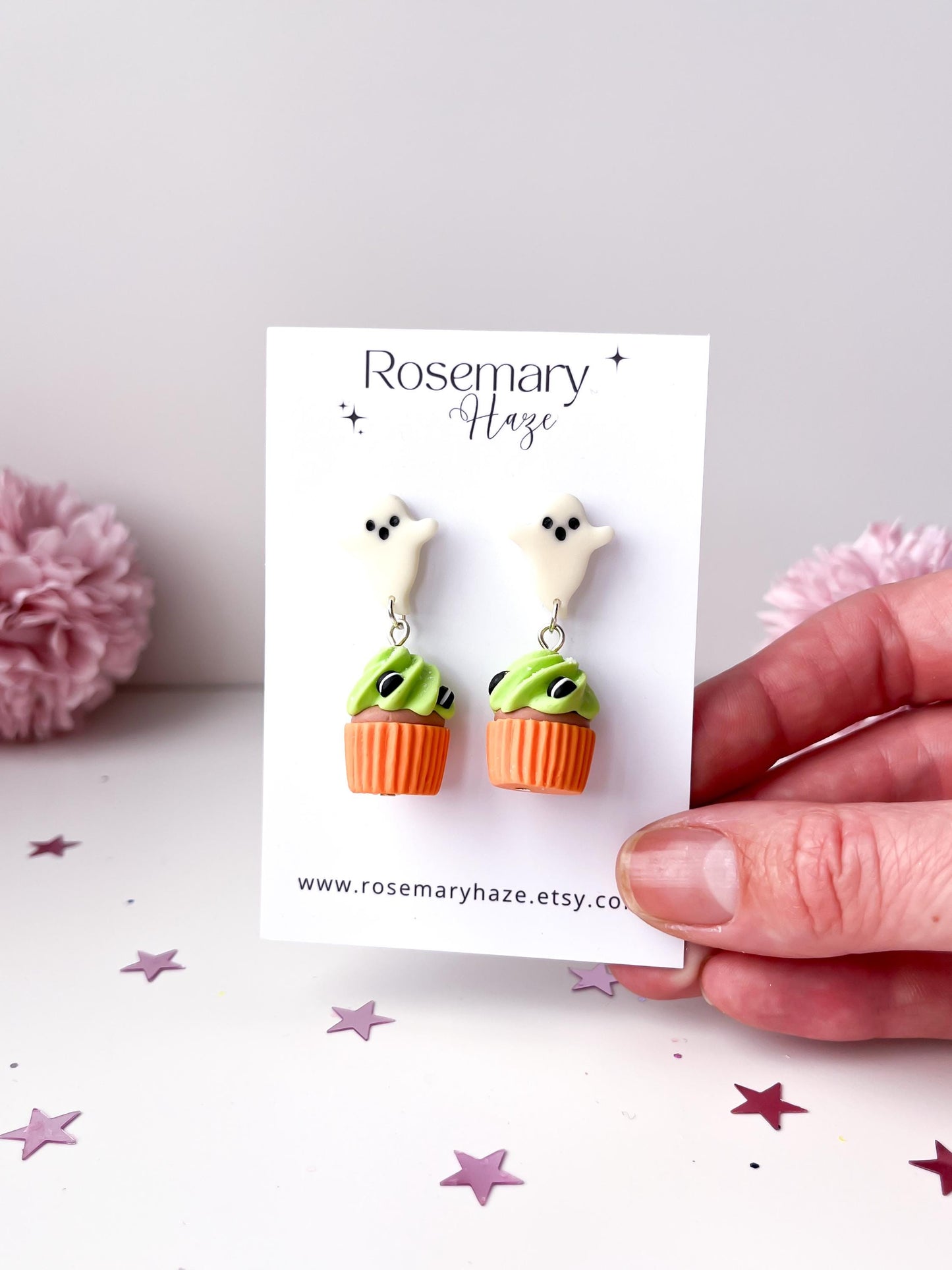 Halloween Cupcake Earrings