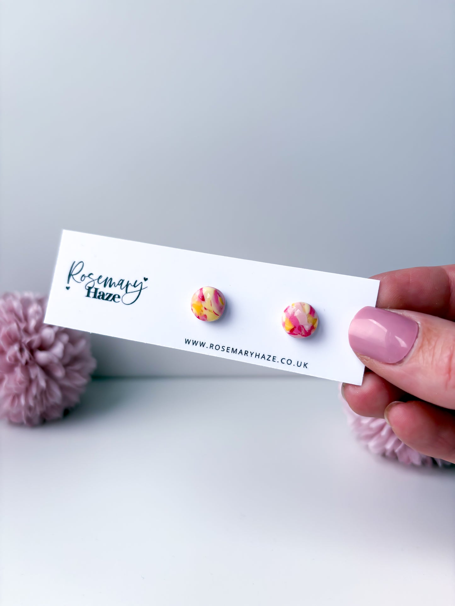 Jam Doughnut Circle Studs