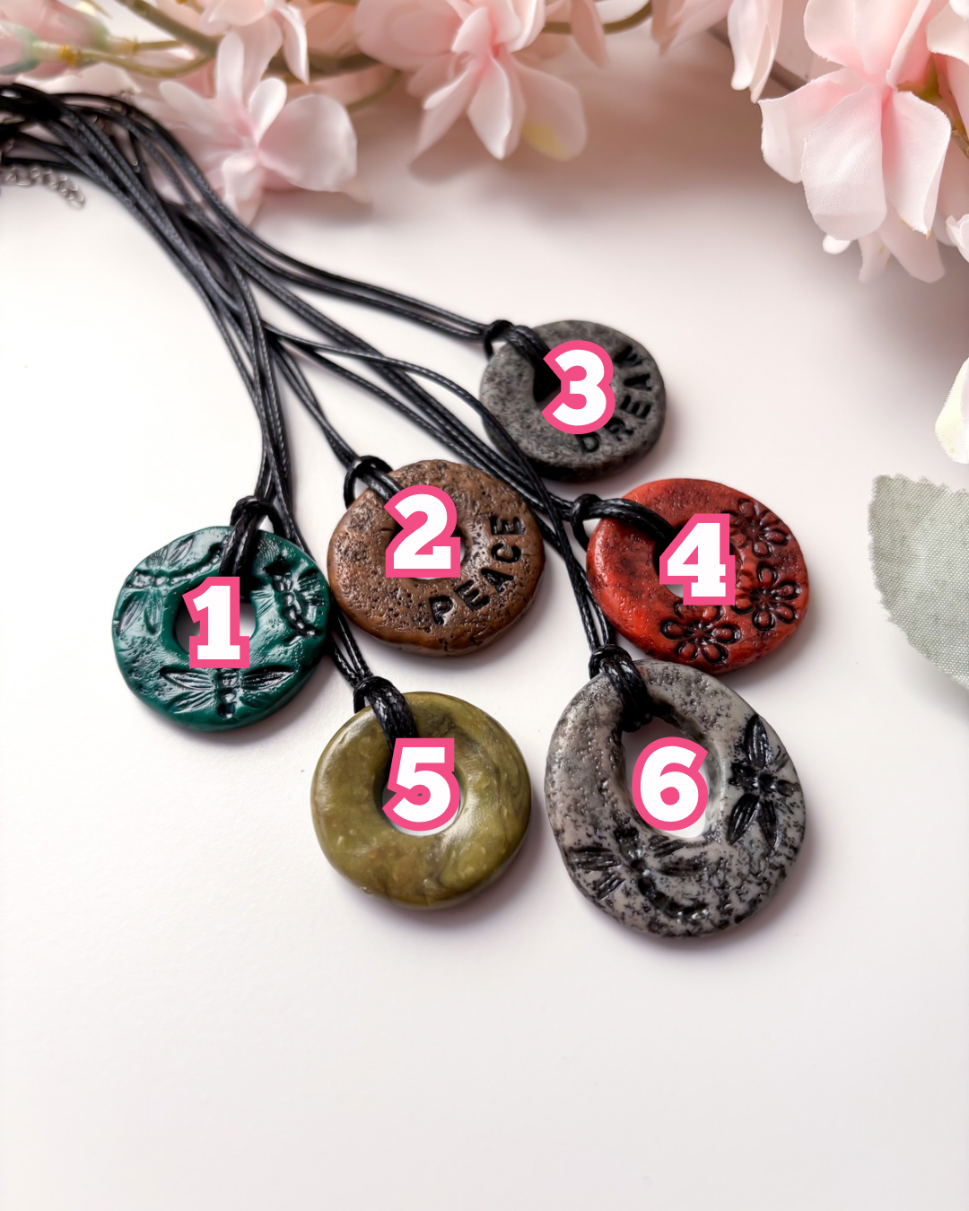 OOAK ring pendants