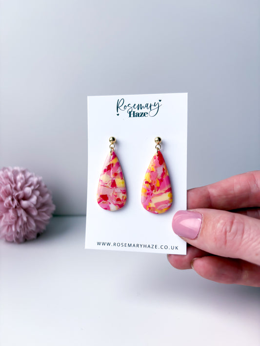 Jam Doughnut Teardrop Dangles