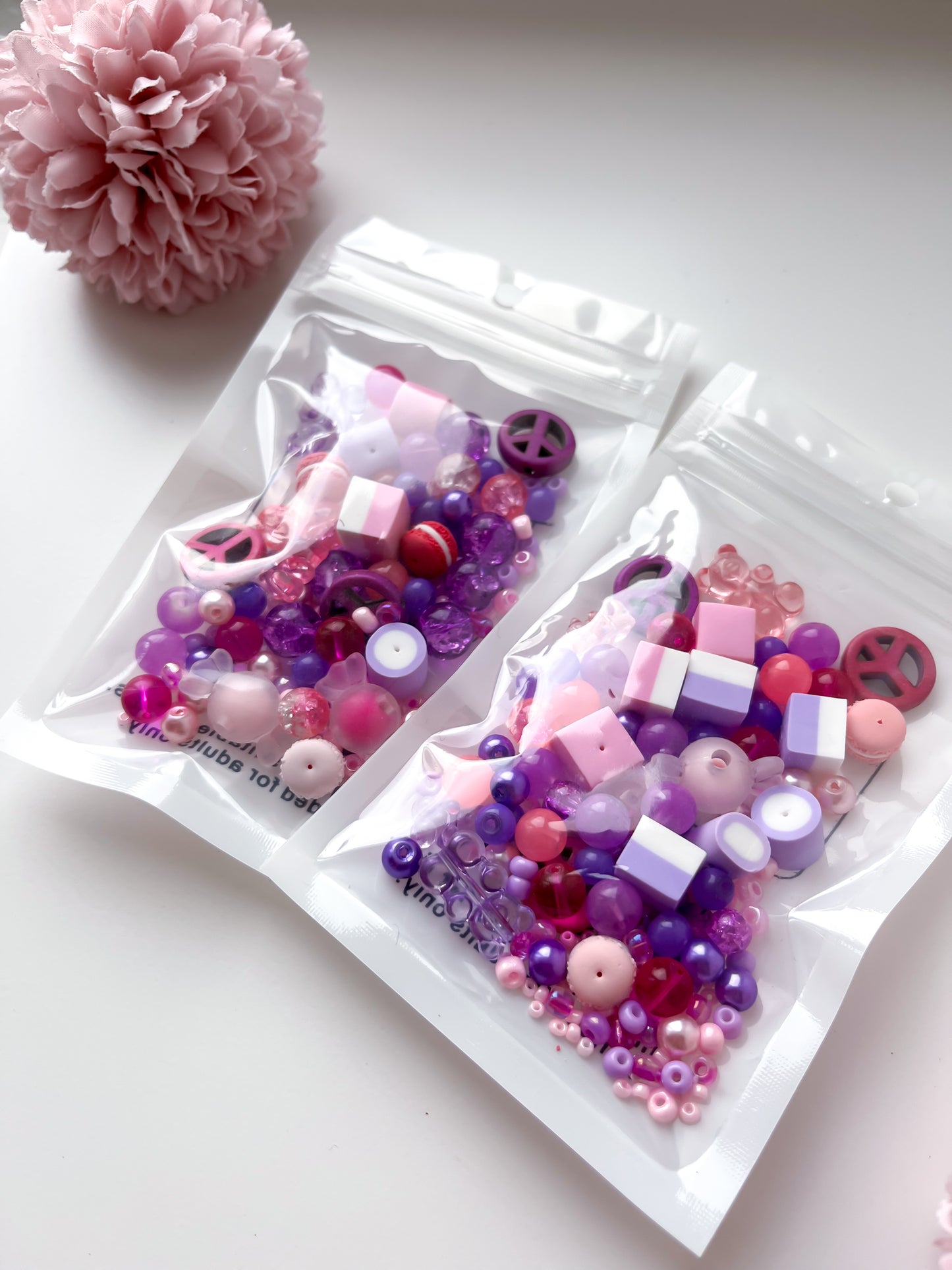 Bead Soup - pink candy mix