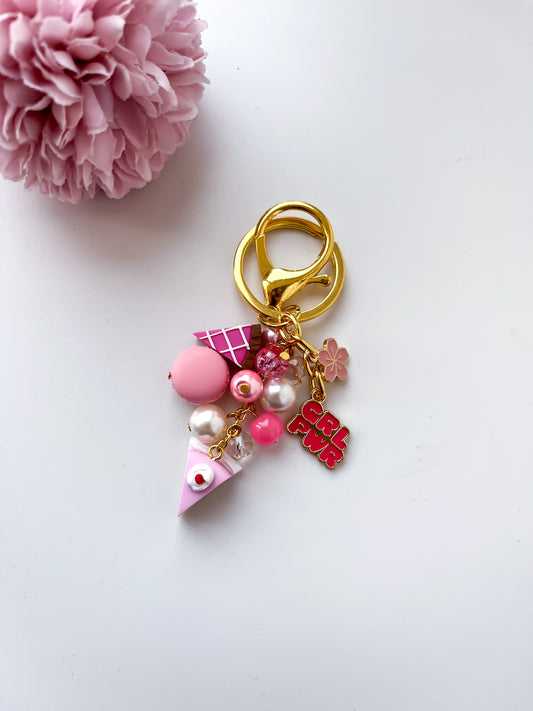 Pink Bag Charm