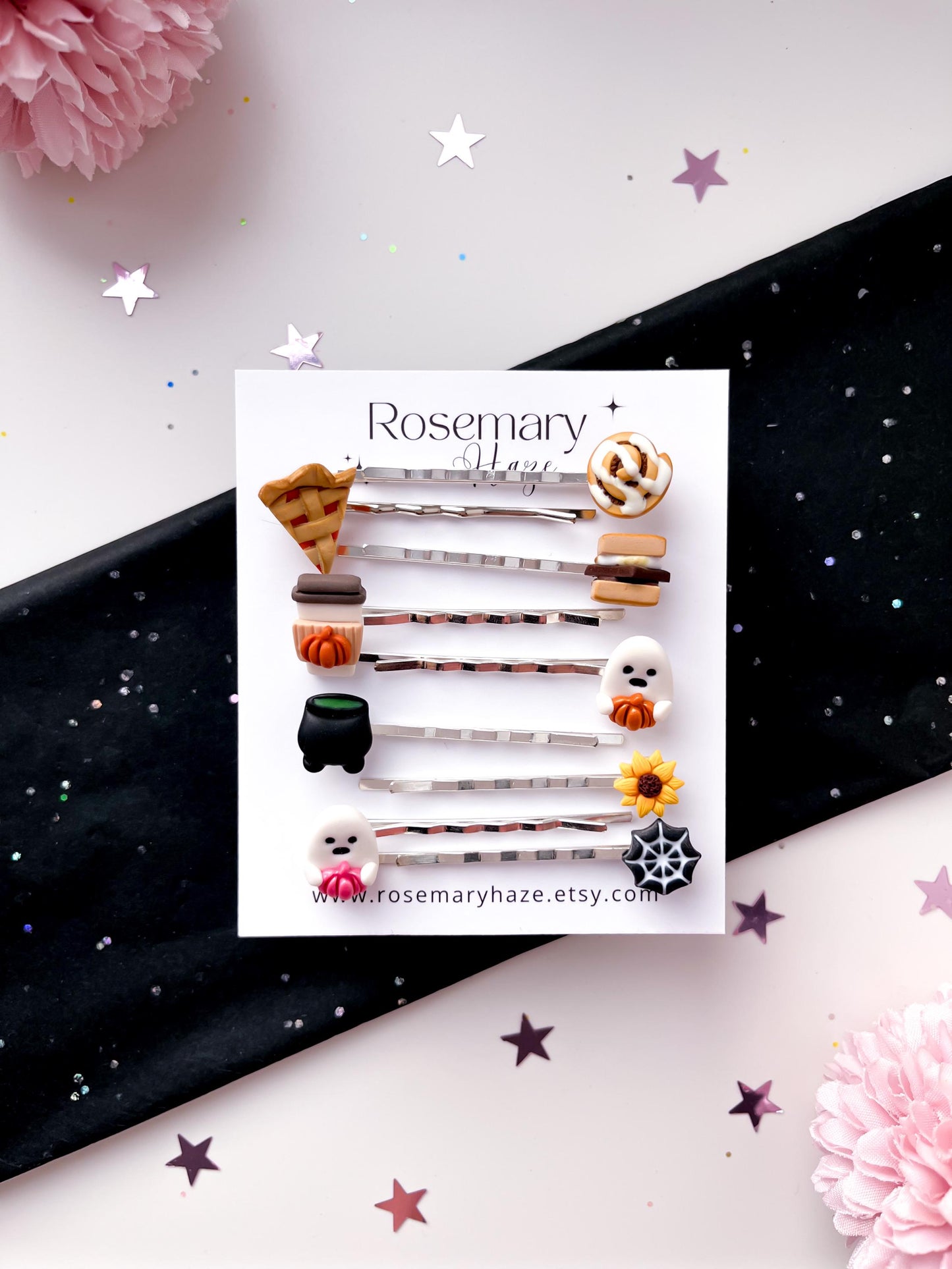 Halloween Hair Pins - set of 2