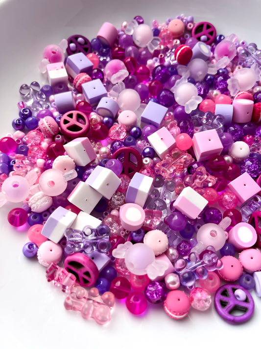 Bead Soup - pink candy mix