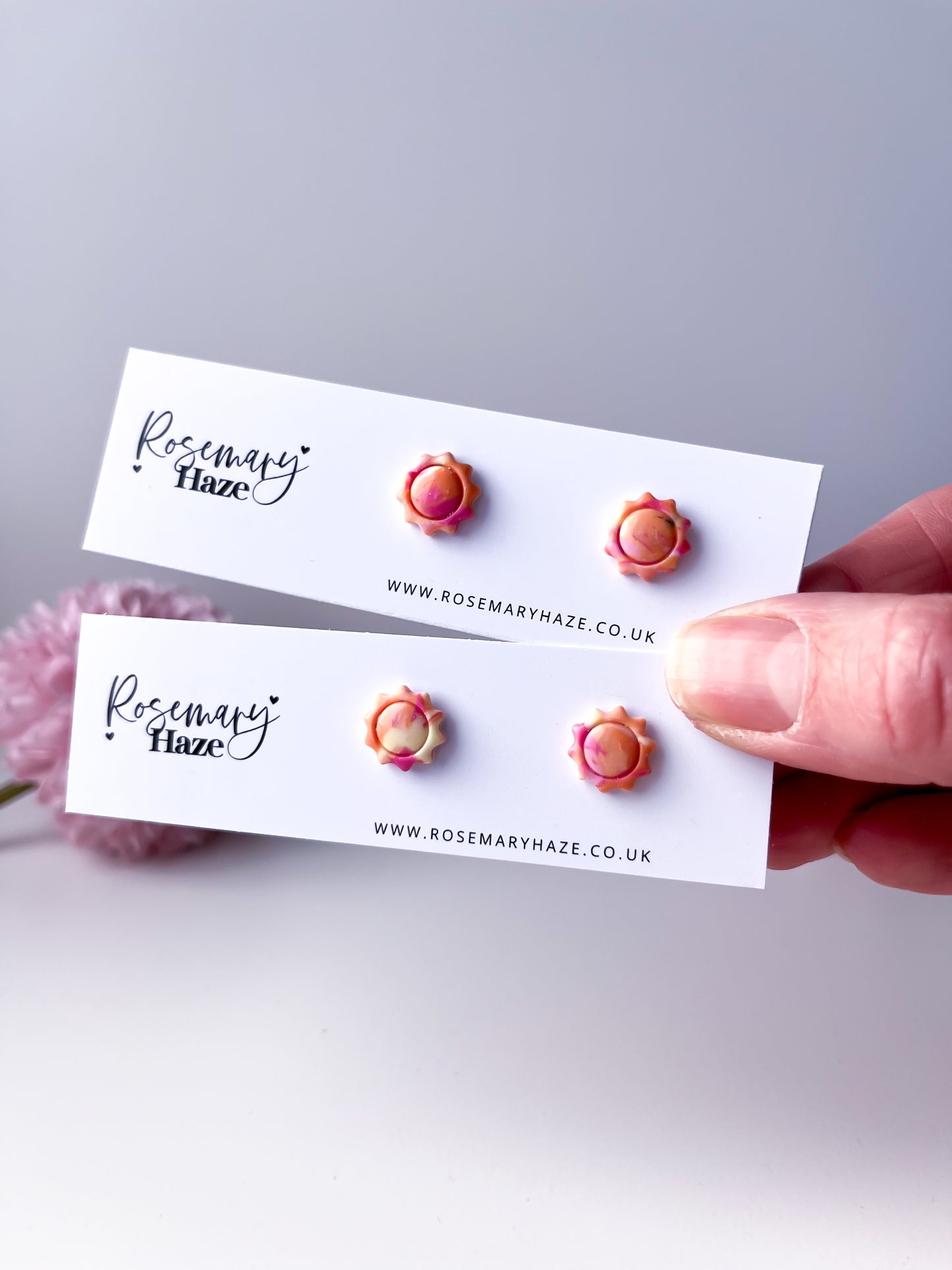 Peachy Sunshine Studs