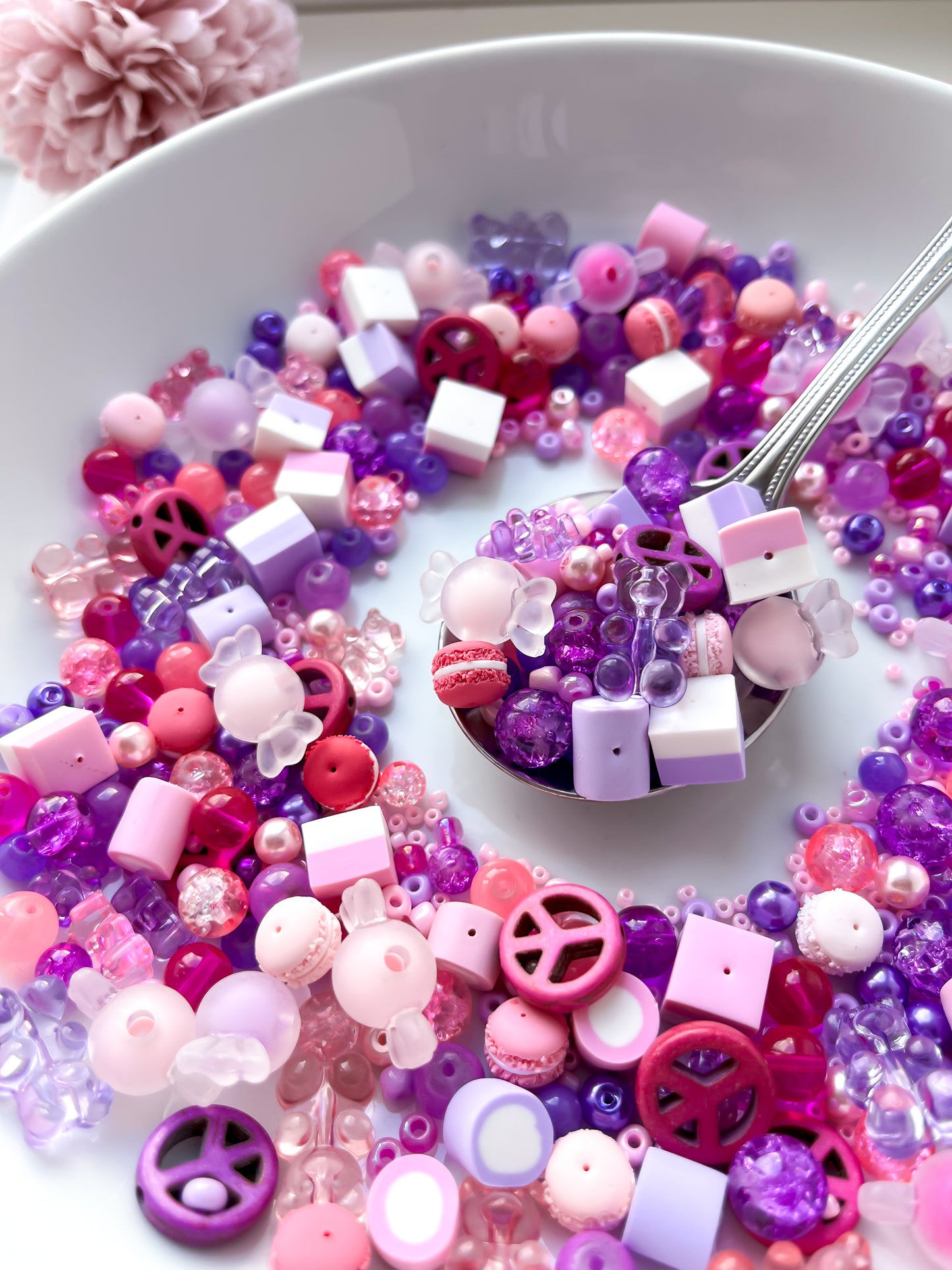 Bead Soup - pink candy mix
