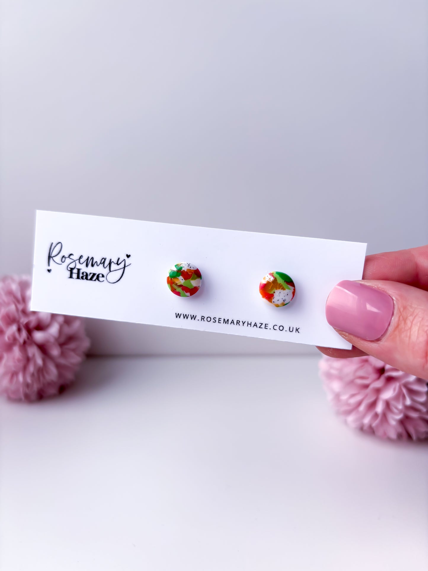 Juicy Fruit Circle Studs