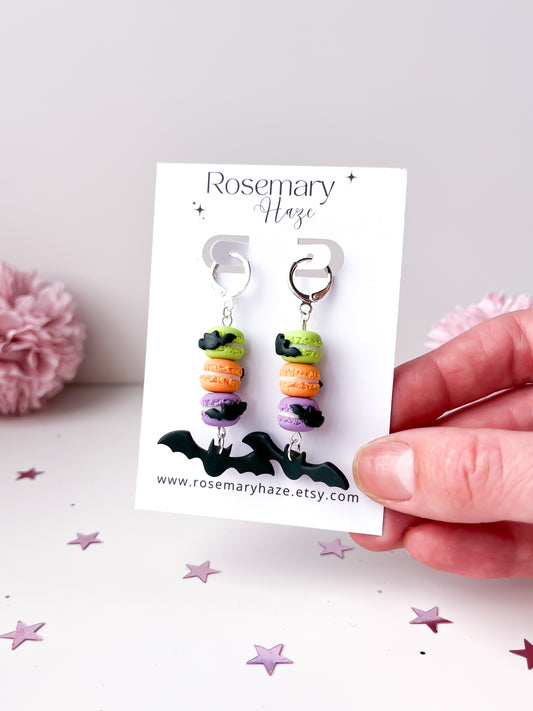 Halloween Macaron Earrings