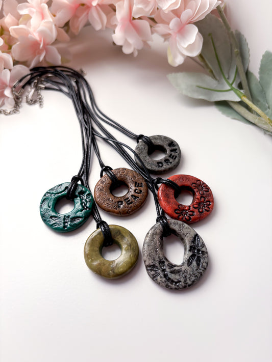 OOAK ring pendants