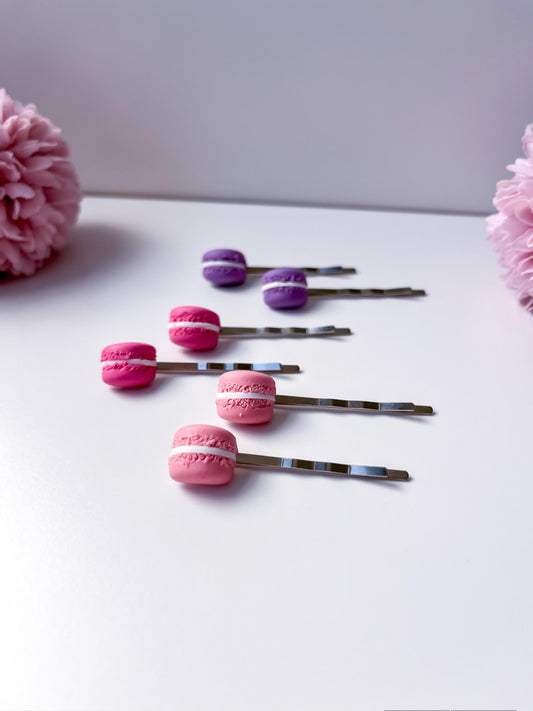 Macaron hair pins - set of 2