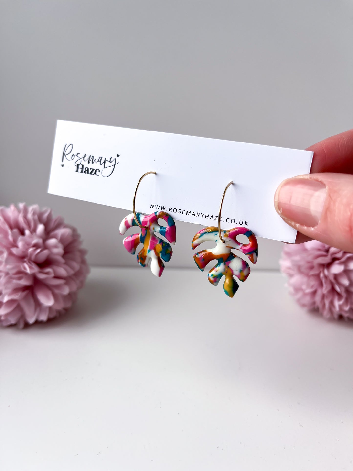 Moroccan Monstera Earrings - day 3 🏡